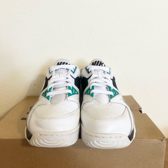 SOLD ❌ Nike Air Cross Trainer3 Low White Neptune Green Black size 10 CJ8172-101 - Picture 8 of 9